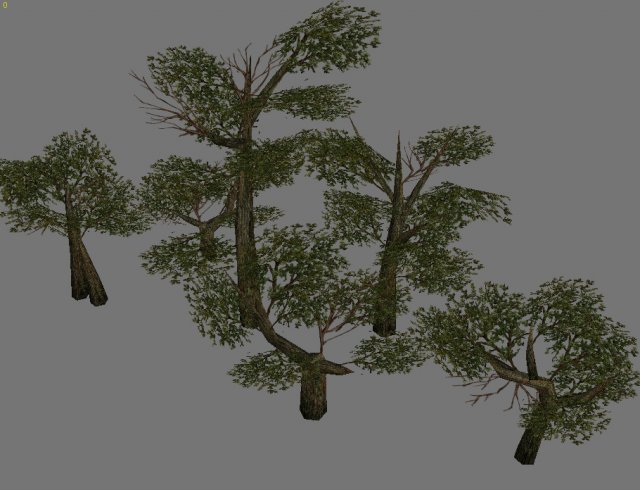 game model arena - variation grass flowers trees 0 3D-Modell .c4d .max .obj .3ds .fbx .stl .blend 