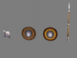 game model arena - pile 22 01 3D Модель