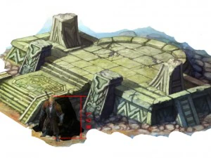 game model arena - wetland area - lizard man remai 3D Model
