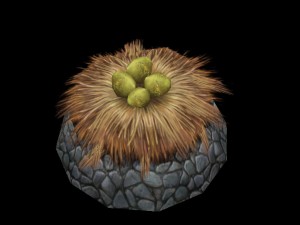 game model arena - wetland area - the fish eggs in 3D Model