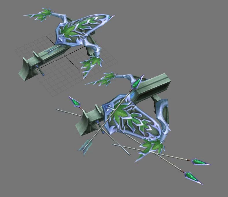 game model arena - wizard ballista dark elves 01 3D Model .c4d .max .obj .3ds .fbx .stl .blend 