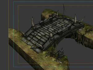 game models - poison valley scene - bridgestone 01 3D Model