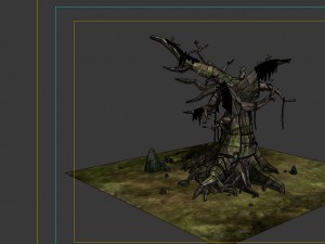 game models - poison valley scene - dead tree cove Modello 3D