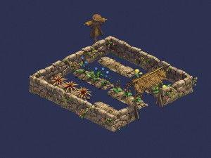 game models - poison valley scene - dead tree cove 3D Model