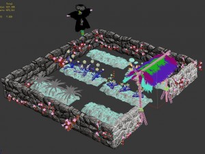 game models - poison valley scene - dead tree cove Modello 3D