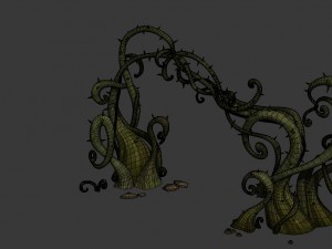 game models - poison valley scene - poisonous plan 3D मॉडल