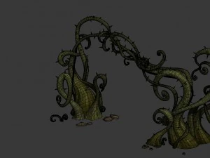 game models - poison valley scene - poisonous plan 3D Model
