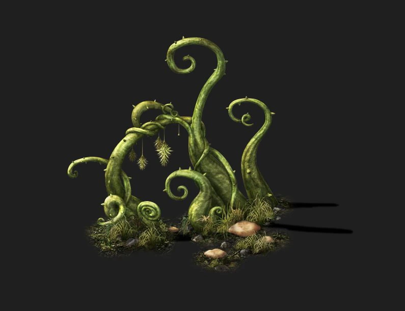 game models - poison valley scene - poisonous plan 3D Model .c4d .max .obj .3ds .fbx .stl .blend 