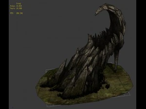 game models - poison valley scene - teeth protrudi 3D Model