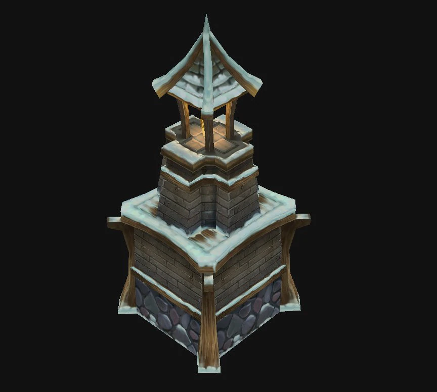 games models arena ice patches - small lighthouse 3D Model .c4d .max .obj .3ds .fbx .stl .blend 