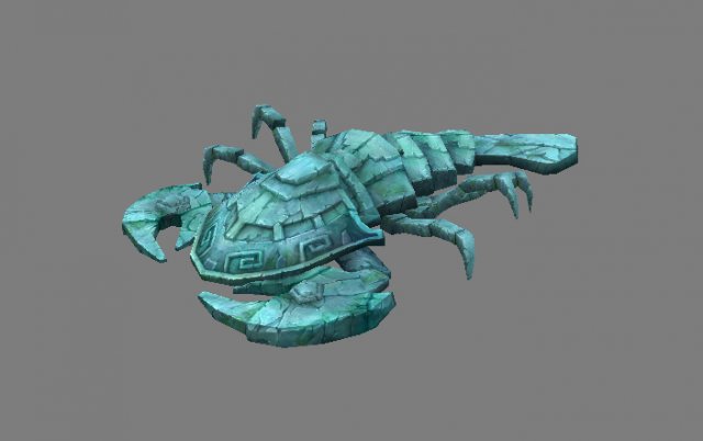 games models arena seabed area colossus crab 01 3D Модель .c4d .max .obj .3ds .fbx .stl .blend 