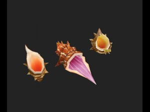 Spiele Modelle Arena Meeresboden Bereich Conch 0 01 3D Modell