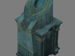 games models arena seabed area construction colum 3D मॉडल