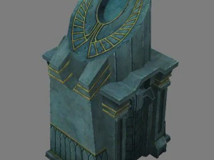 giochi modelli arena colonna di costruzione dell'area del fondale marino Modello 3D