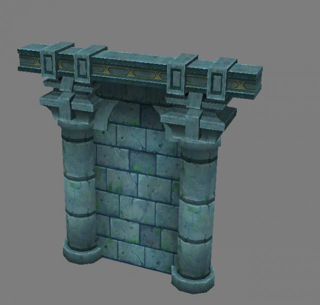games models arena undersea volcanic area 01 3D 모델 .c4d .max .obj .3ds .fbx .stl .blend 