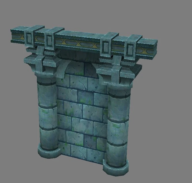 games models arena undersea volcanic area 01 3D Model .c4d .max .obj .3ds .fbx .stl .blend 