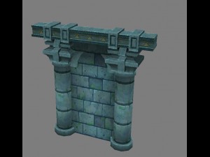 games models arena undersea volcanic area 01 3D Model