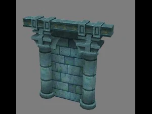 games models arena undersea volcanic area 01 3D Model