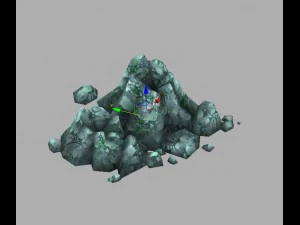 jungle area arena game model tree swamp 01 3D Model