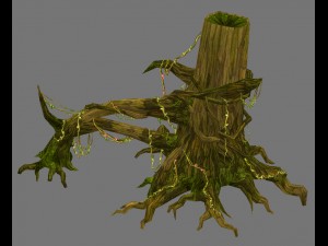 jungle area arena game model tree swamp-01 01 3Dモデル