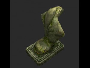 model arena game jungle area - tree 01 3D 모델