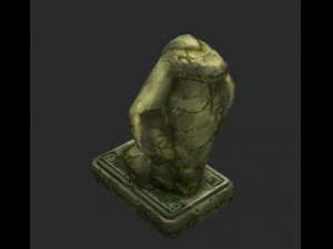 model arena game jungle area - tree 01 Modèle 3D