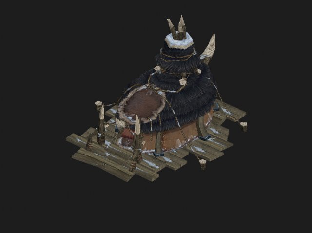 area ice arena game model big tent tribe-0101 3D Модель .c4d .max .obj .3ds .fbx .stl .blend 