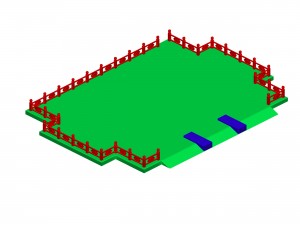 fumo mountain - palace architecture 3D Model