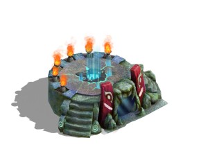 fogging mountains - altar 3D Model
