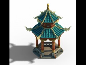 fumo mountain - gazebo Model 3D