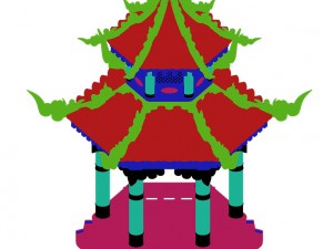 fumo mountain - gazebo Model 3D
