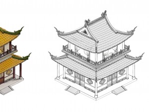 palace-2 loft 3D मॉडल