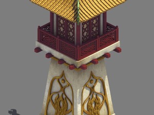 palace - tower 12 3D मॉडल