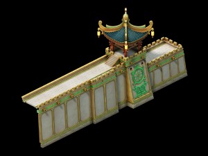 game model - ancient city wall 3D 模型