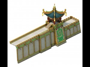 game model - ancient city wall 3D 模型