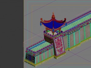 game model - ancient city wall 3D 模型