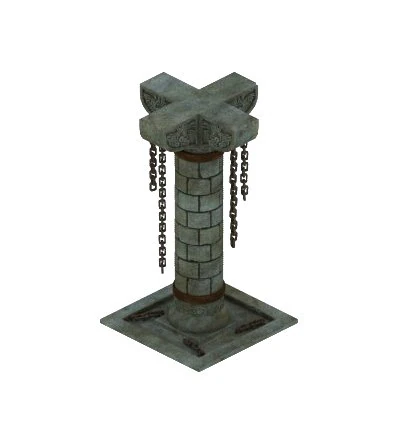 tomb - the palace pillars 3D Model .c4d .max .obj .3ds .fbx .stl .blend 
