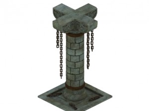 tomb - the palace pillars Model 3D