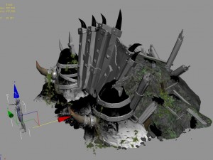 game scene model low-modulus model all models hav Modelo 3D