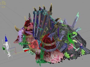 game scene model low-modulus model all models hav Modelo 3D