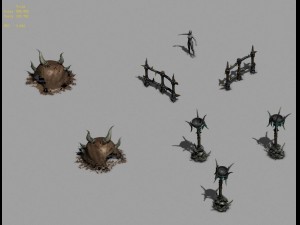 monster base - decoration 3D Модель