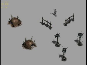 monster base - decoration 3D Model
