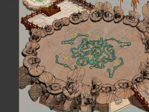 звезда за кулисами 3D Модель