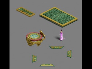 luxury palace - local accessories 3D Model