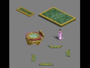 luxury palace - local accessories 3D Model