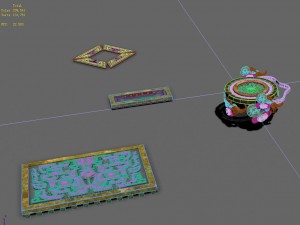 luxury palace - local accessories 3D Model