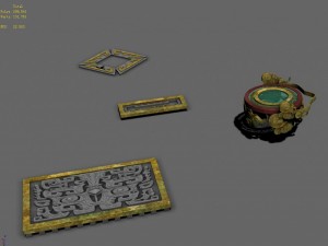 luxury palace - local accessories 3D Model