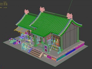 river - shop Model 3D
