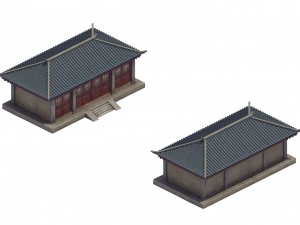 heyang city palace - side hall 3D Model