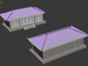heyang city palace - side hall 3D Model